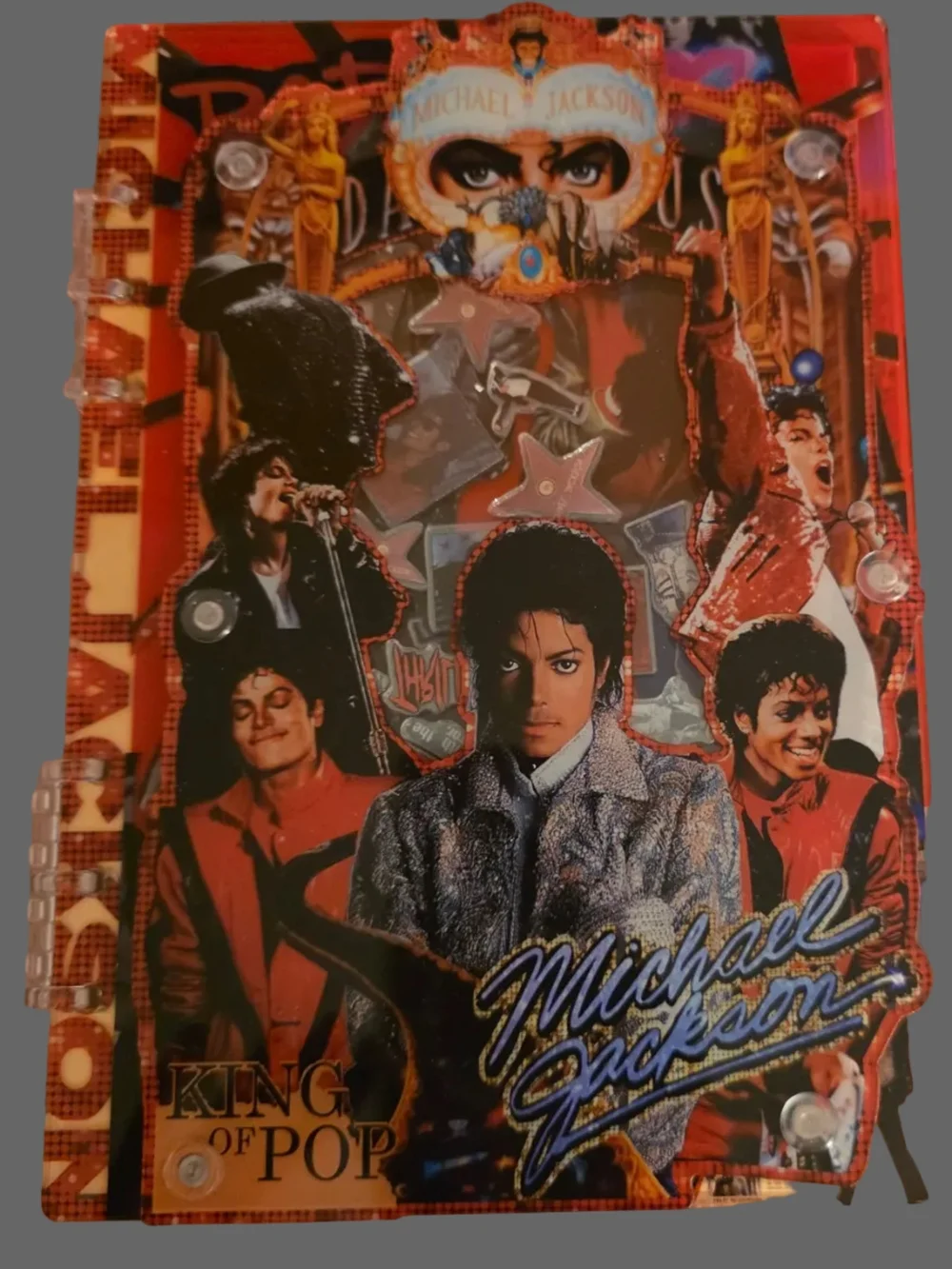 Michael Jackson Acrylic Shaker A5 Notebook